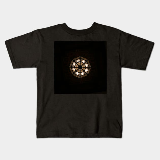 Shine Bright Dark Night - Geometry of Light Kids T-Shirt by Christine aka stine1